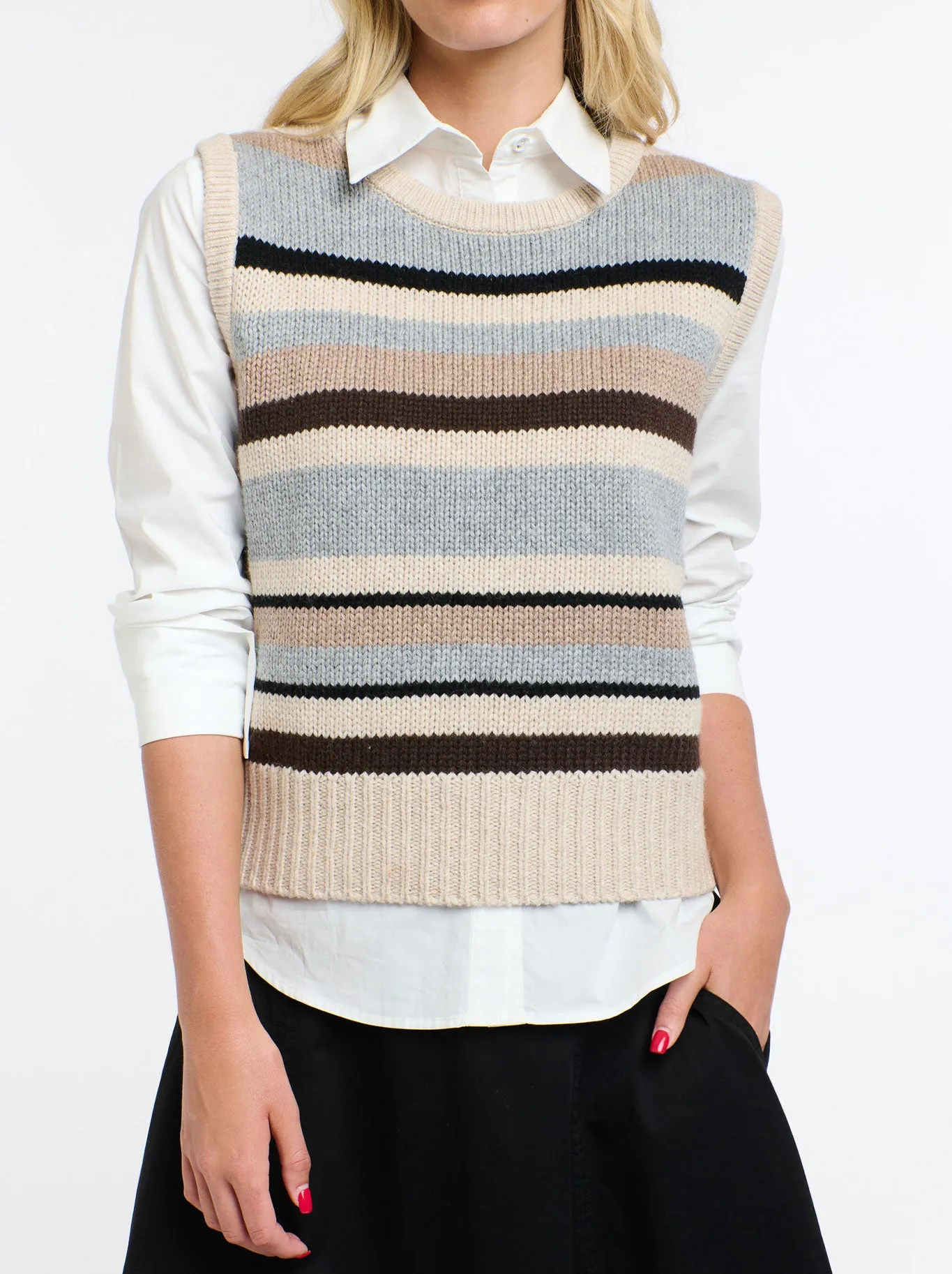 365 DAYS PHOEBE STRIPE VEST