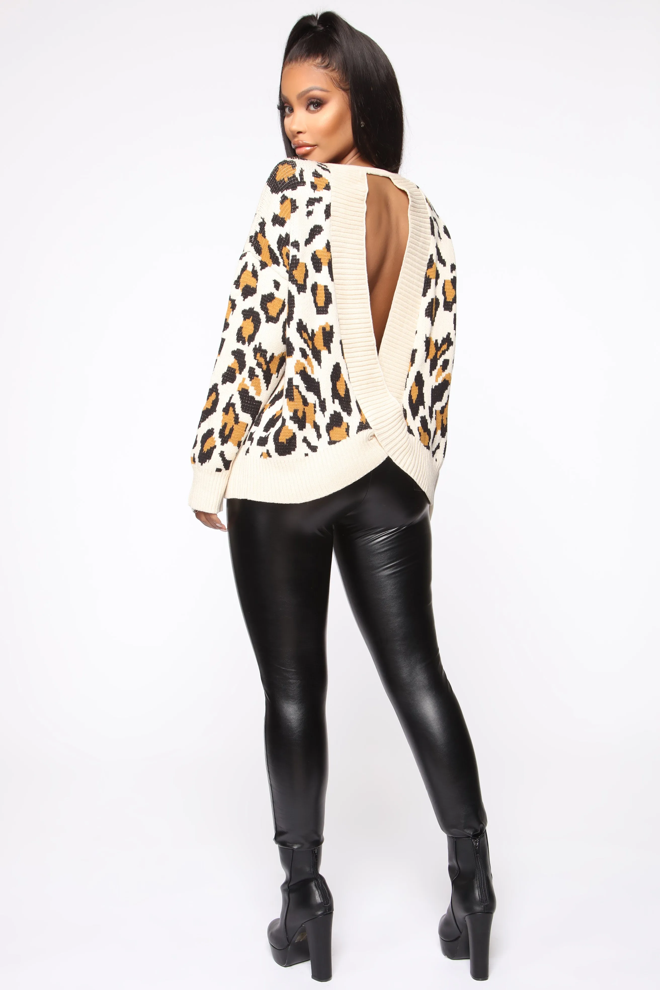 Acting Shady Sweater - Beige/Mustard
