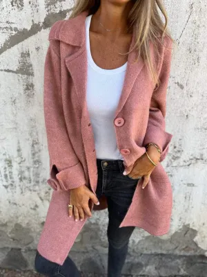 Ada | Stylish Long Knit Coat