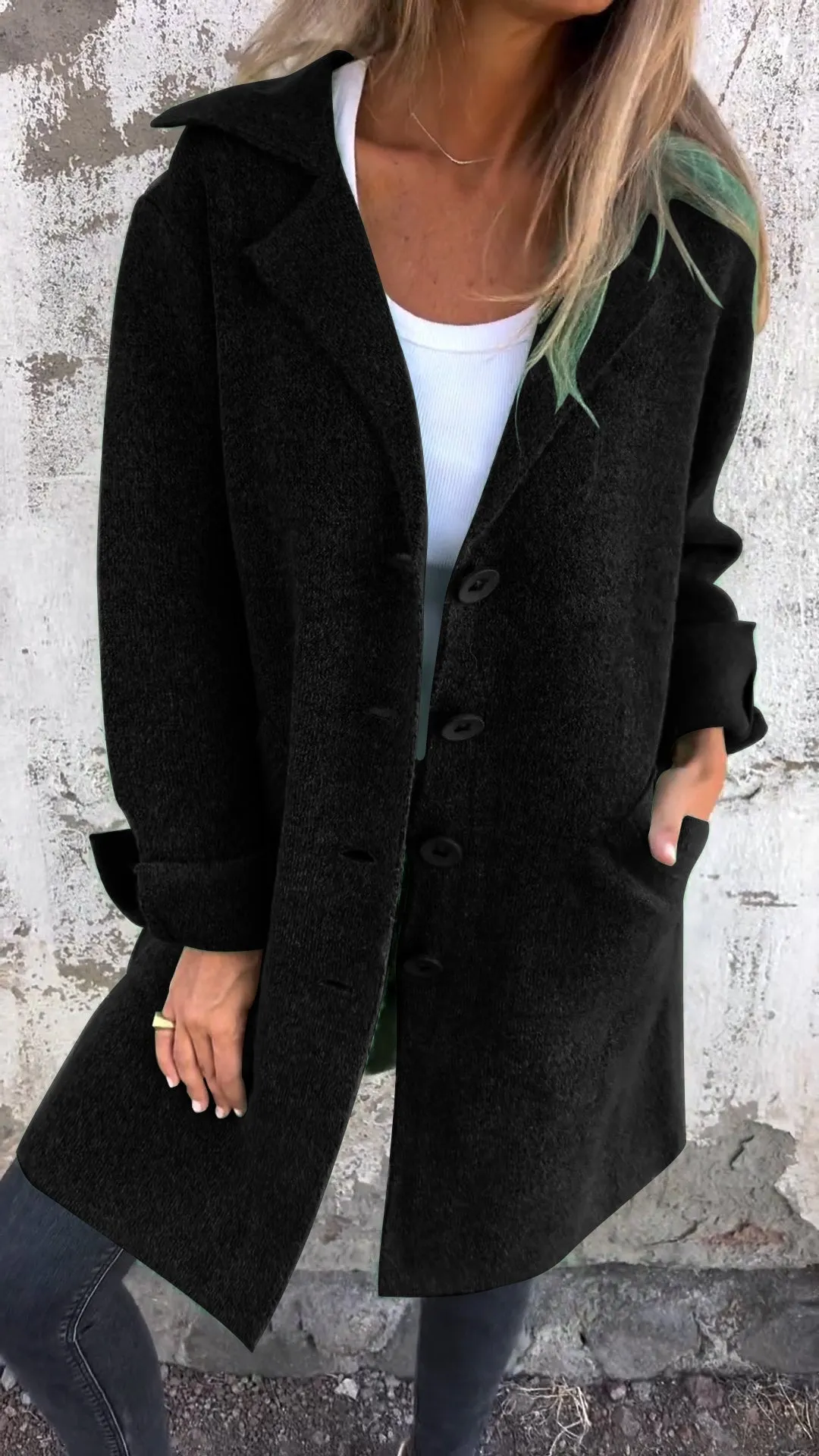 Ada | Stylish Long Knit Coat