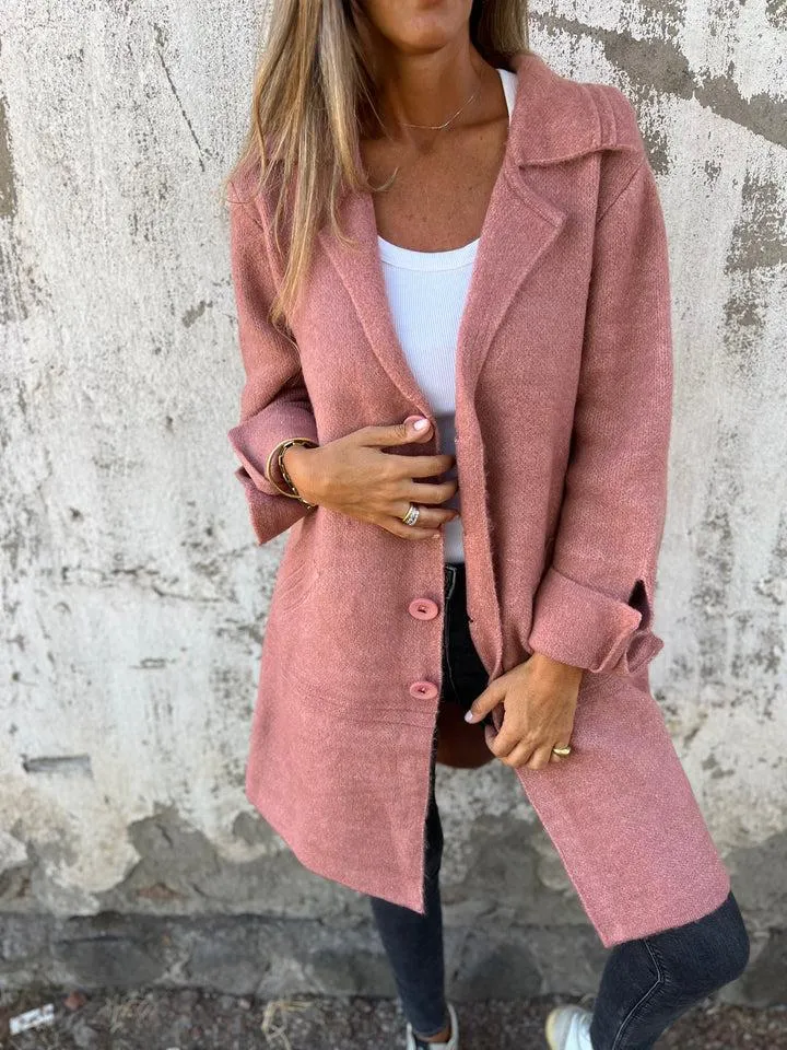 Ada | Stylish Long Knit Coat