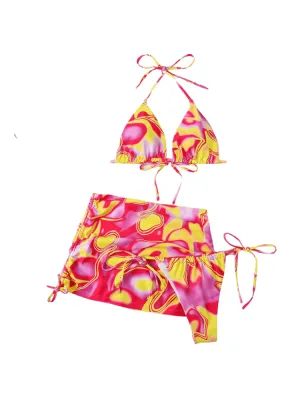 Brew Printed Three Piece  A Bold and Comfortable Summer Essential