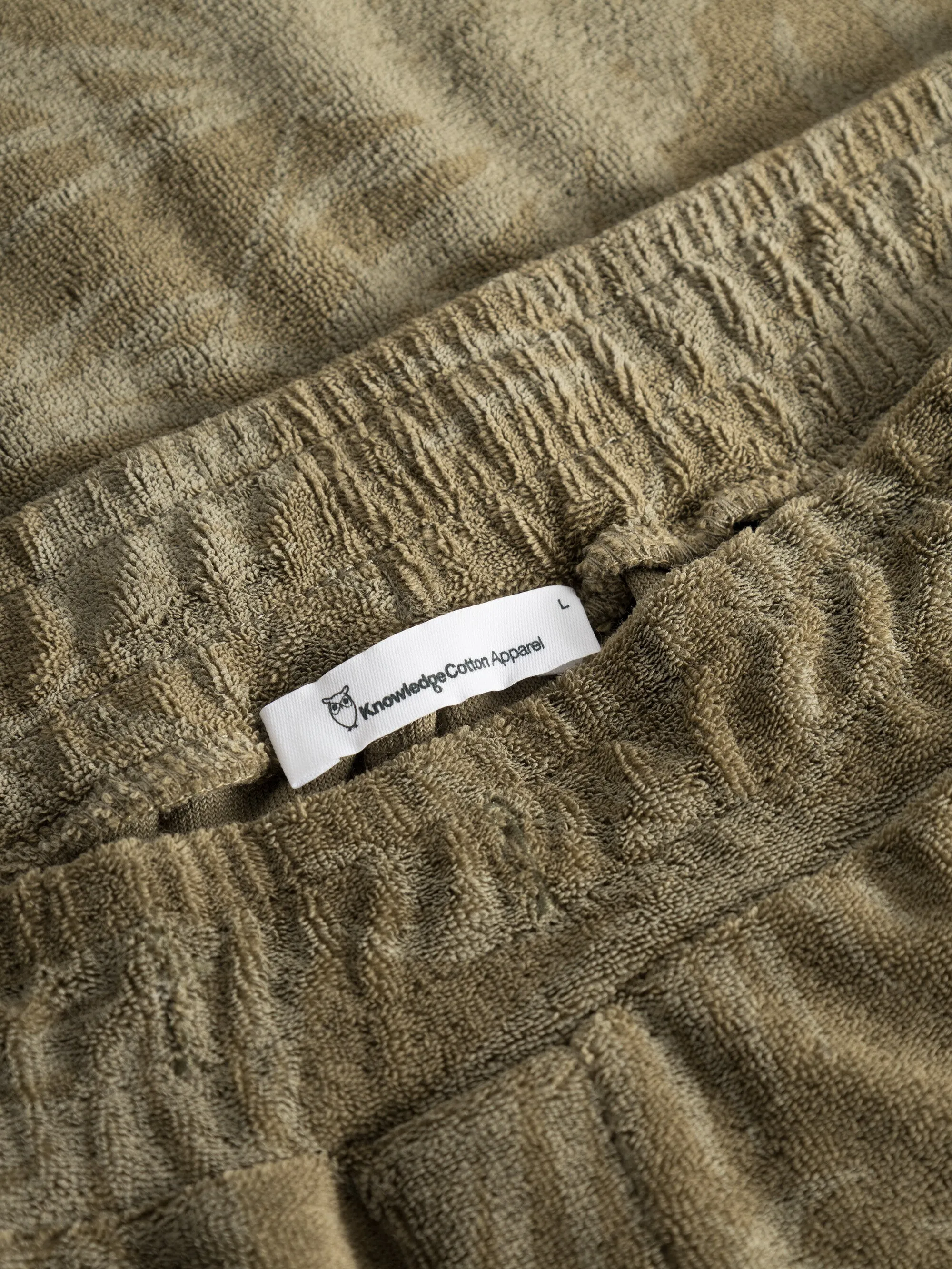Casual printed terry short - AOP