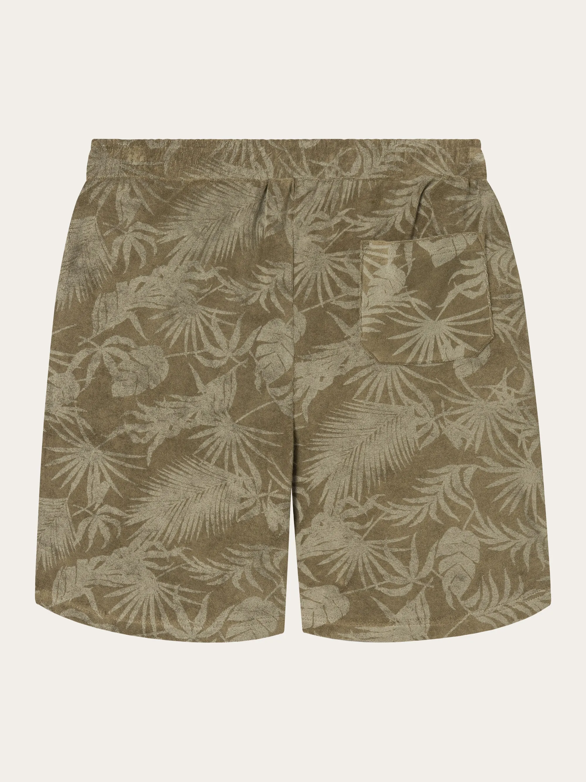 Casual printed terry short - AOP