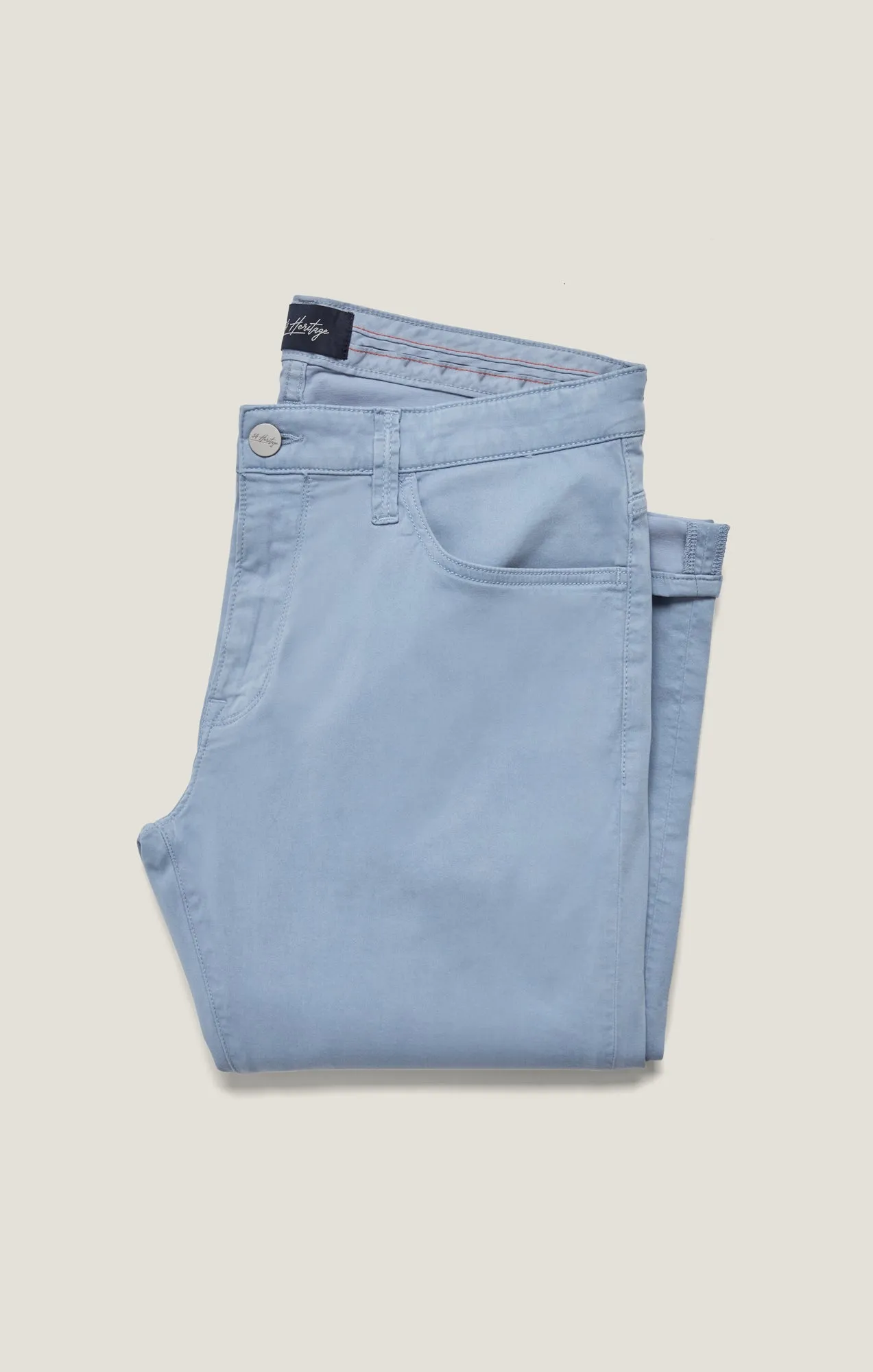 Charisma Relaxed Straight Pants in Sky Twill