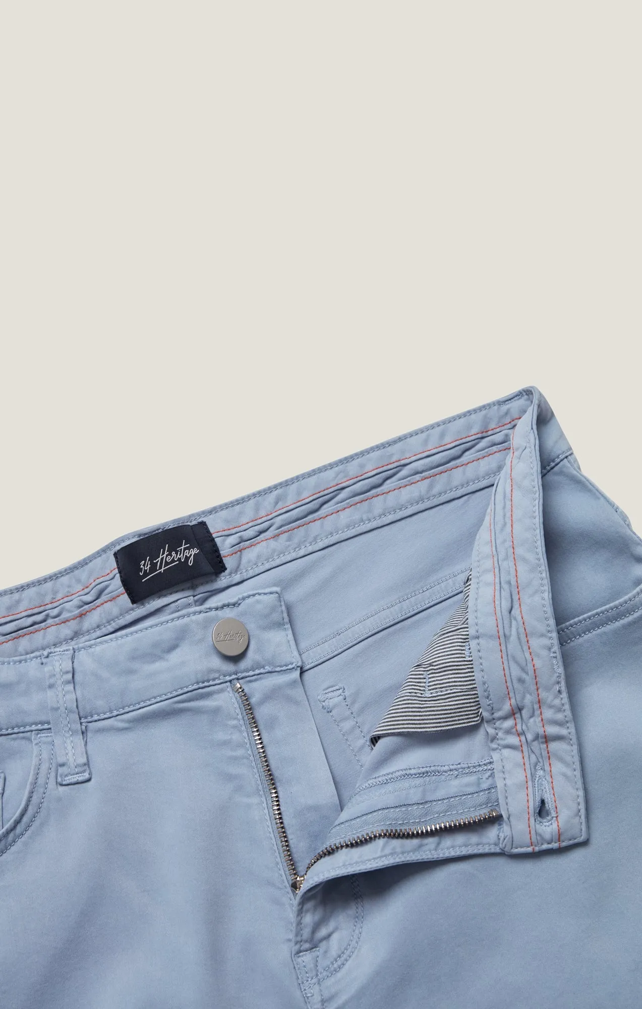 Charisma Relaxed Straight Pants in Sky Twill