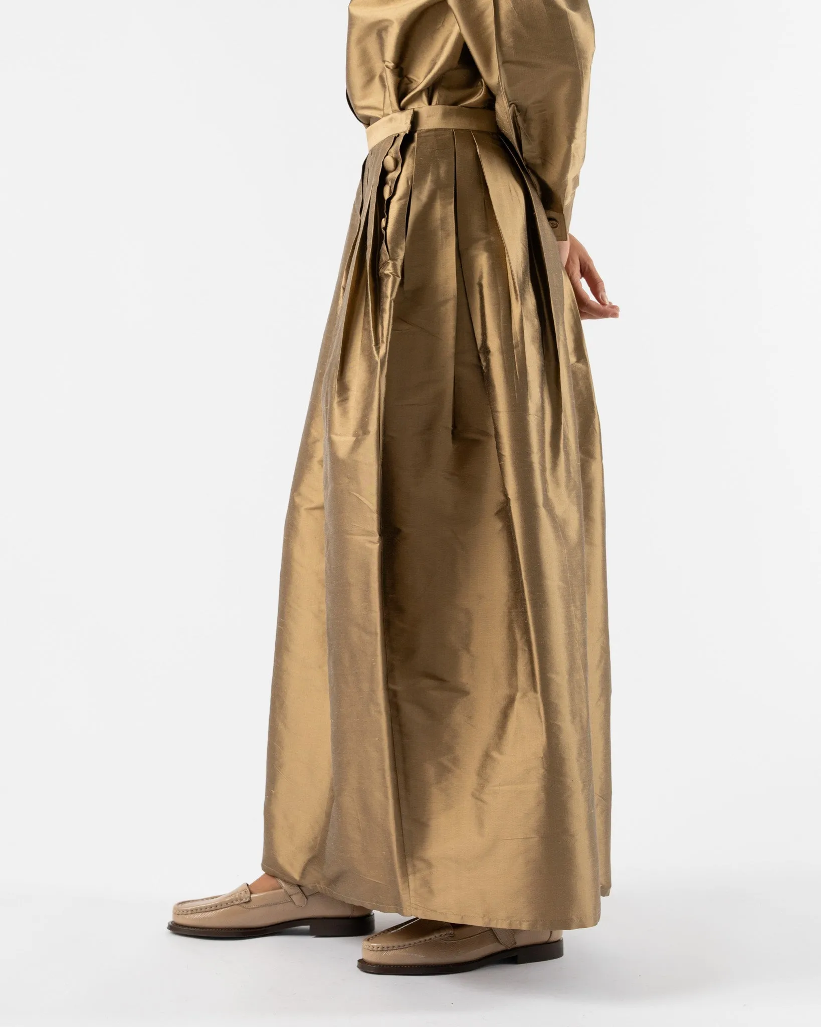 Chelsea Mak Athena Skirt in Copper