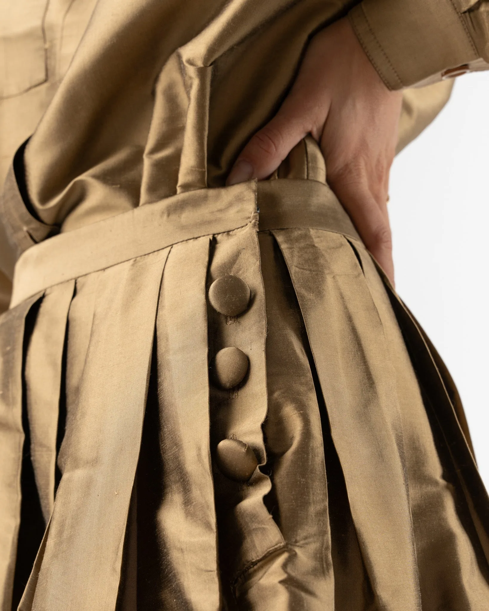 Chelsea Mak Athena Skirt in Copper