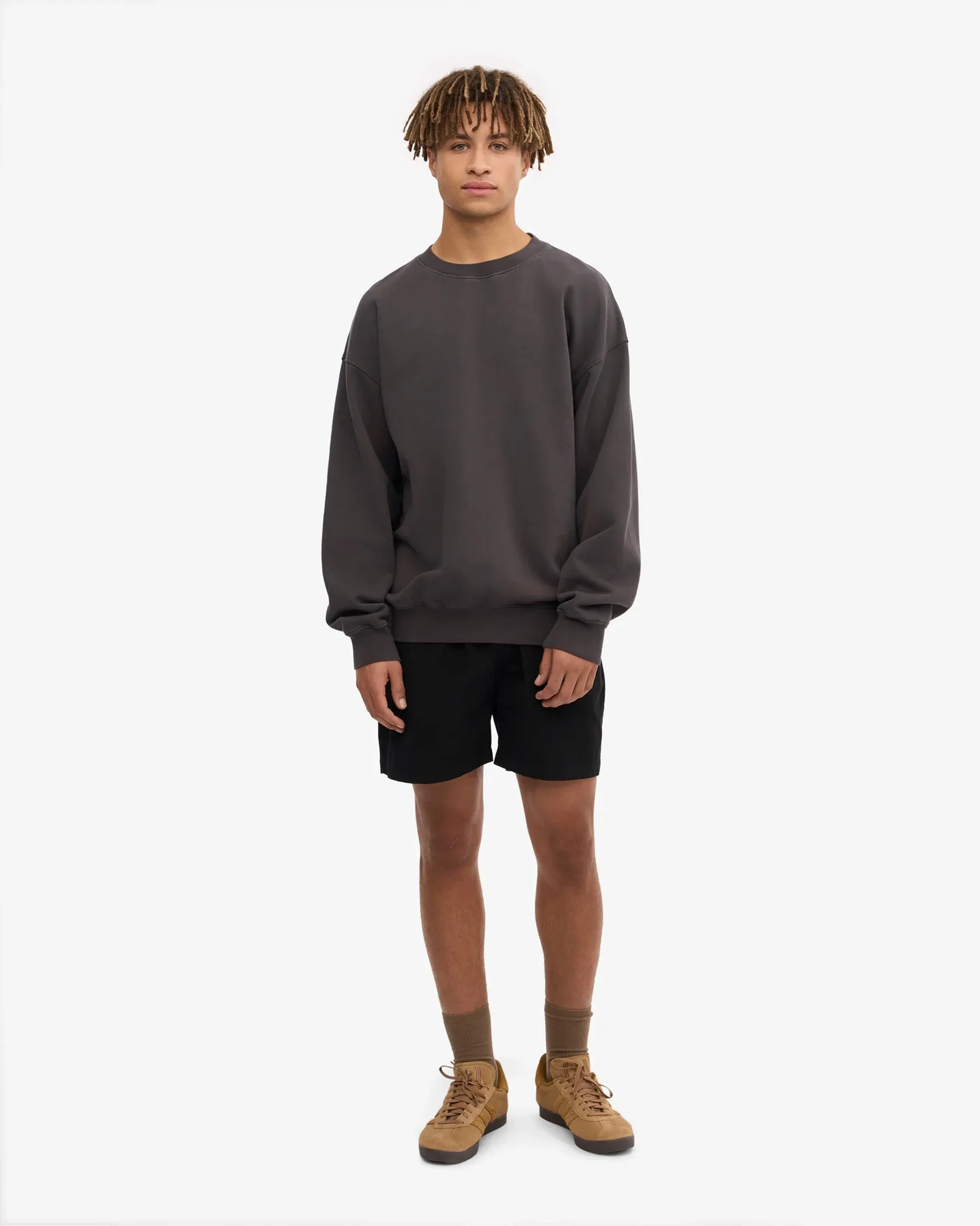 Colorful Standard Organic Oversized Crew Sweat - Lava Grey