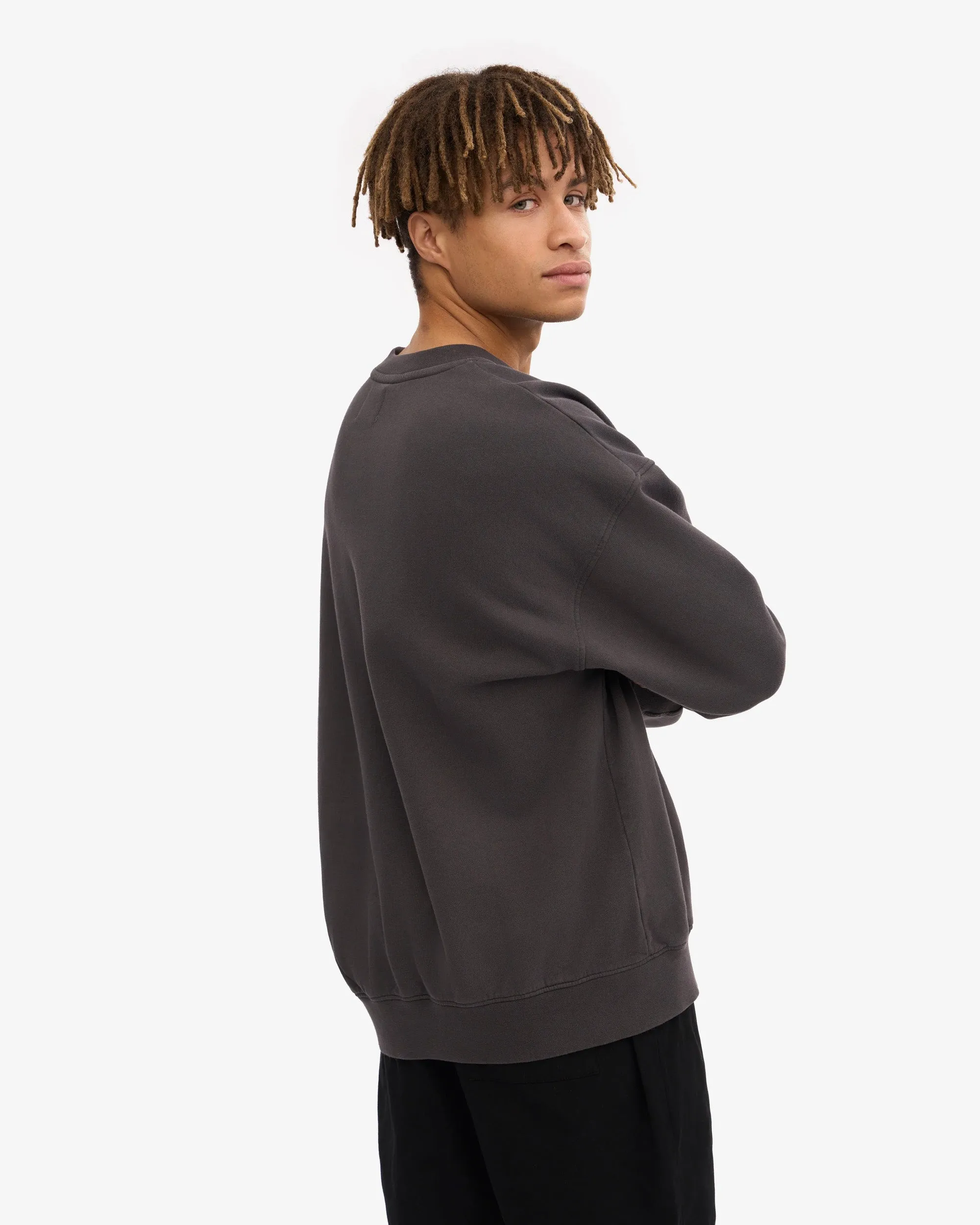 Colorful Standard Organic Oversized Crew Sweat - Lava Grey