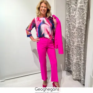 Edas Tiepido Pencil Trouser | Hot Pink