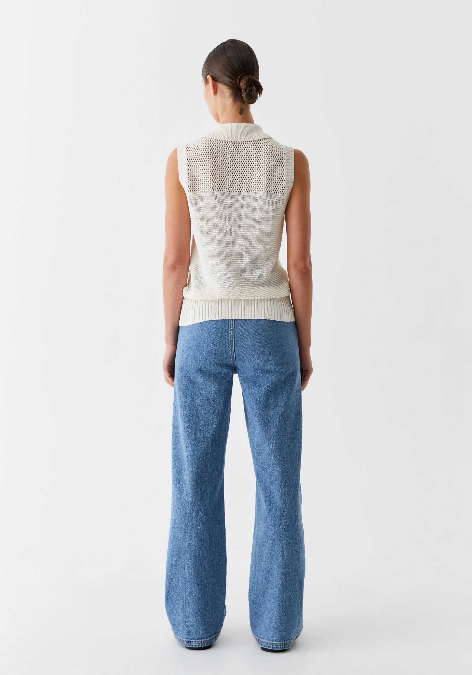 Emme Knit Vest_Milk