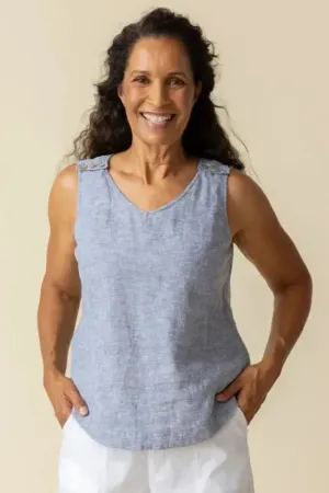 Freshen Up Tanktop in Indigo by Habitat