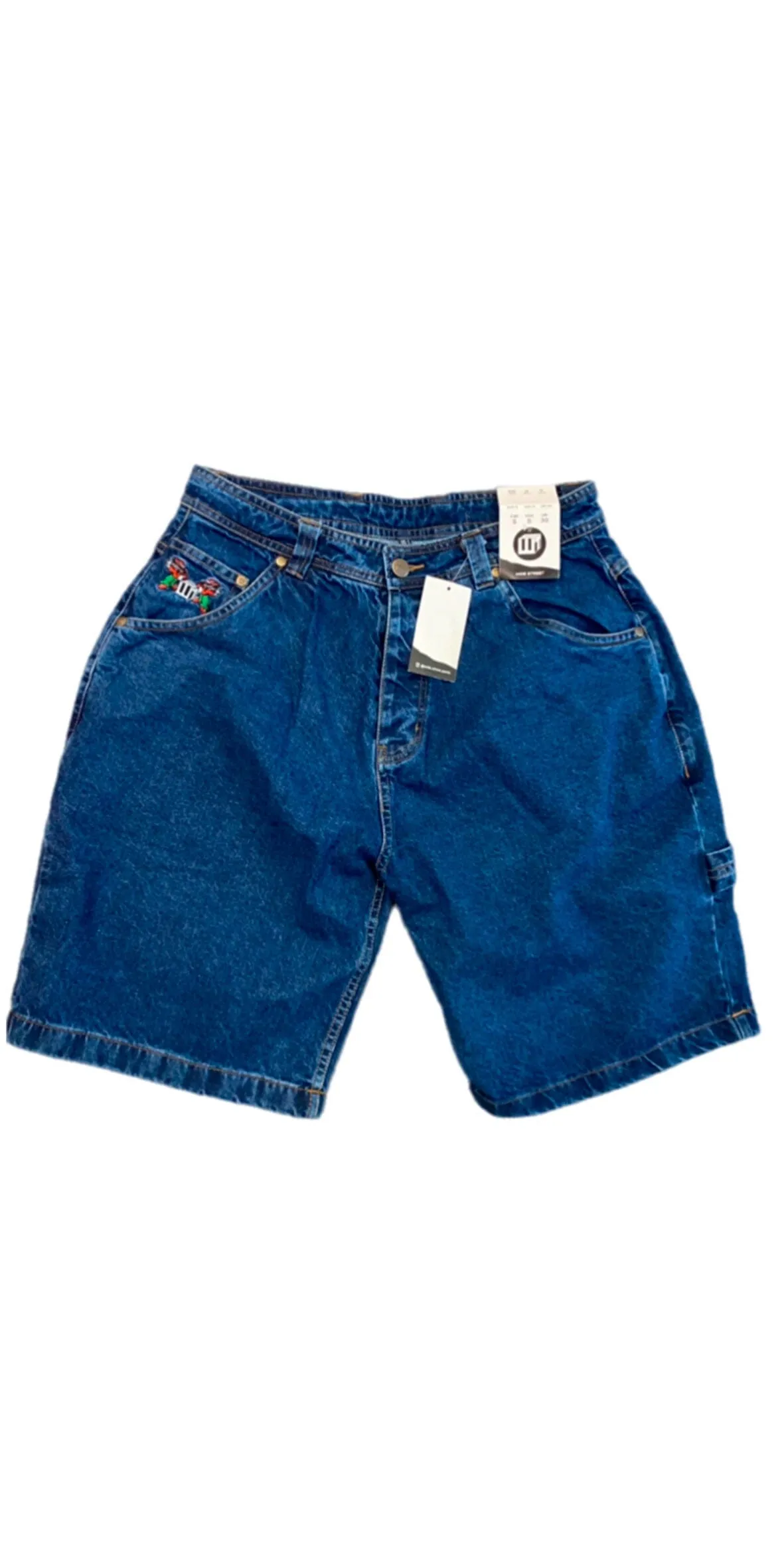 Furtivo Wide Street Carpintero Short Denim - Pantalones