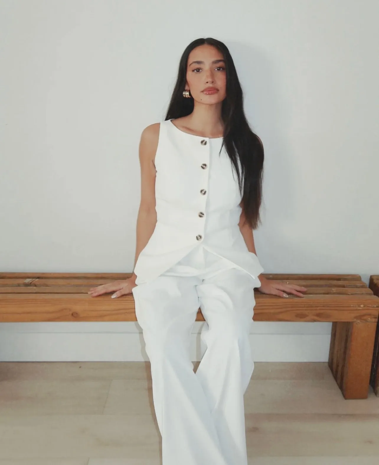 Harry Suiting Trousers in Summer White