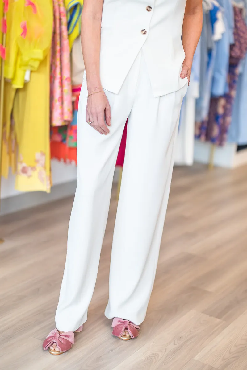 Harry Suiting Trousers in Summer White