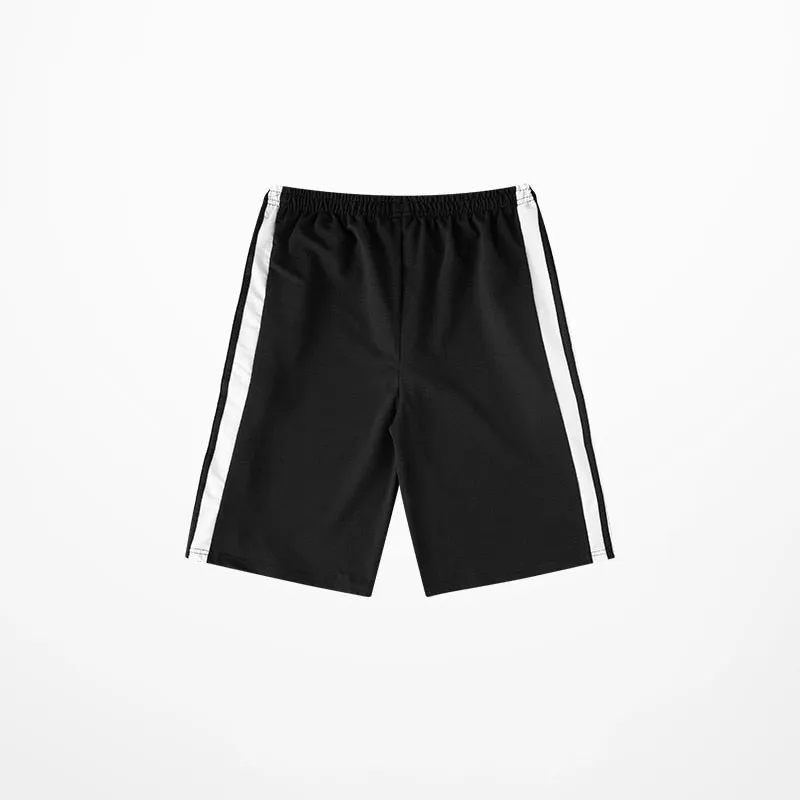 Hip Hop Retro Side Slip Fastener Shorts Men Casual Wear Sports Short