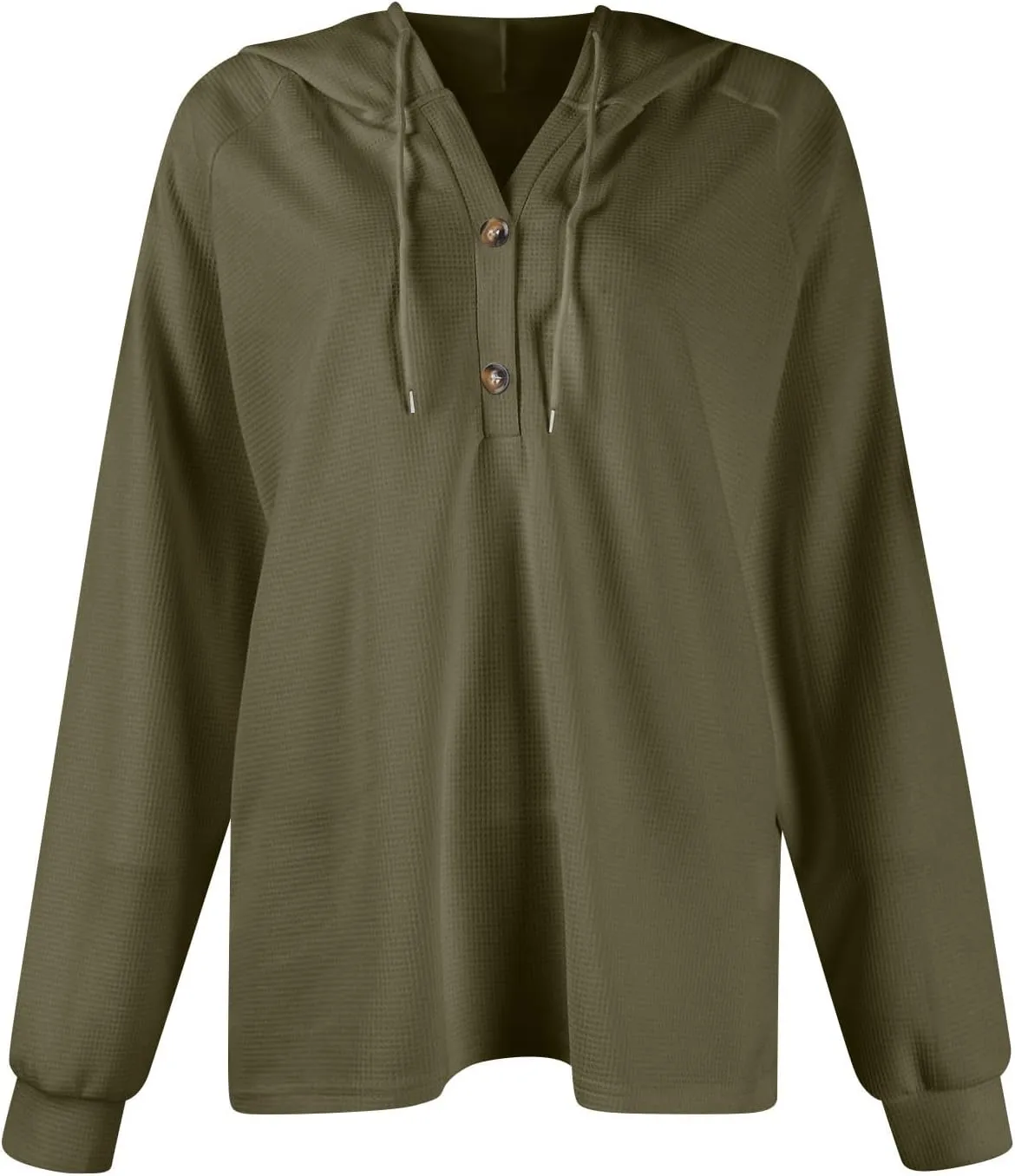 Hoodies For Women, Trendy V Neck Drawstring Long Sleeve Sweatshirts With Hood Comfy Streetwear Fall Pullover Tops