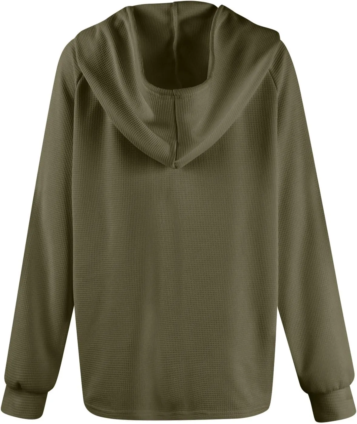 Hoodies For Women, Trendy V Neck Drawstring Long Sleeve Sweatshirts With Hood Comfy Streetwear Fall Pullover Tops
