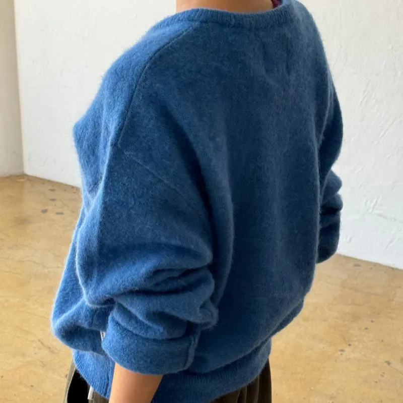 James Mohair Sweater in Blue