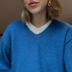 James Mohair Sweater in Blue