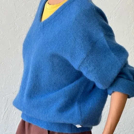 James Mohair Sweater in Blue