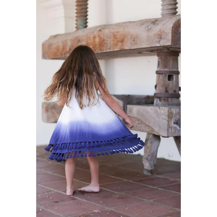 Jodhpur Woven Dress - Navy Ombre