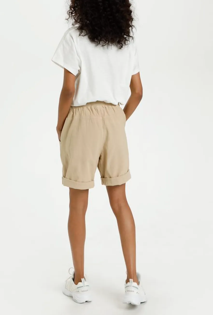 Kaffe Kanaya Casual Shorts - Classic Sand