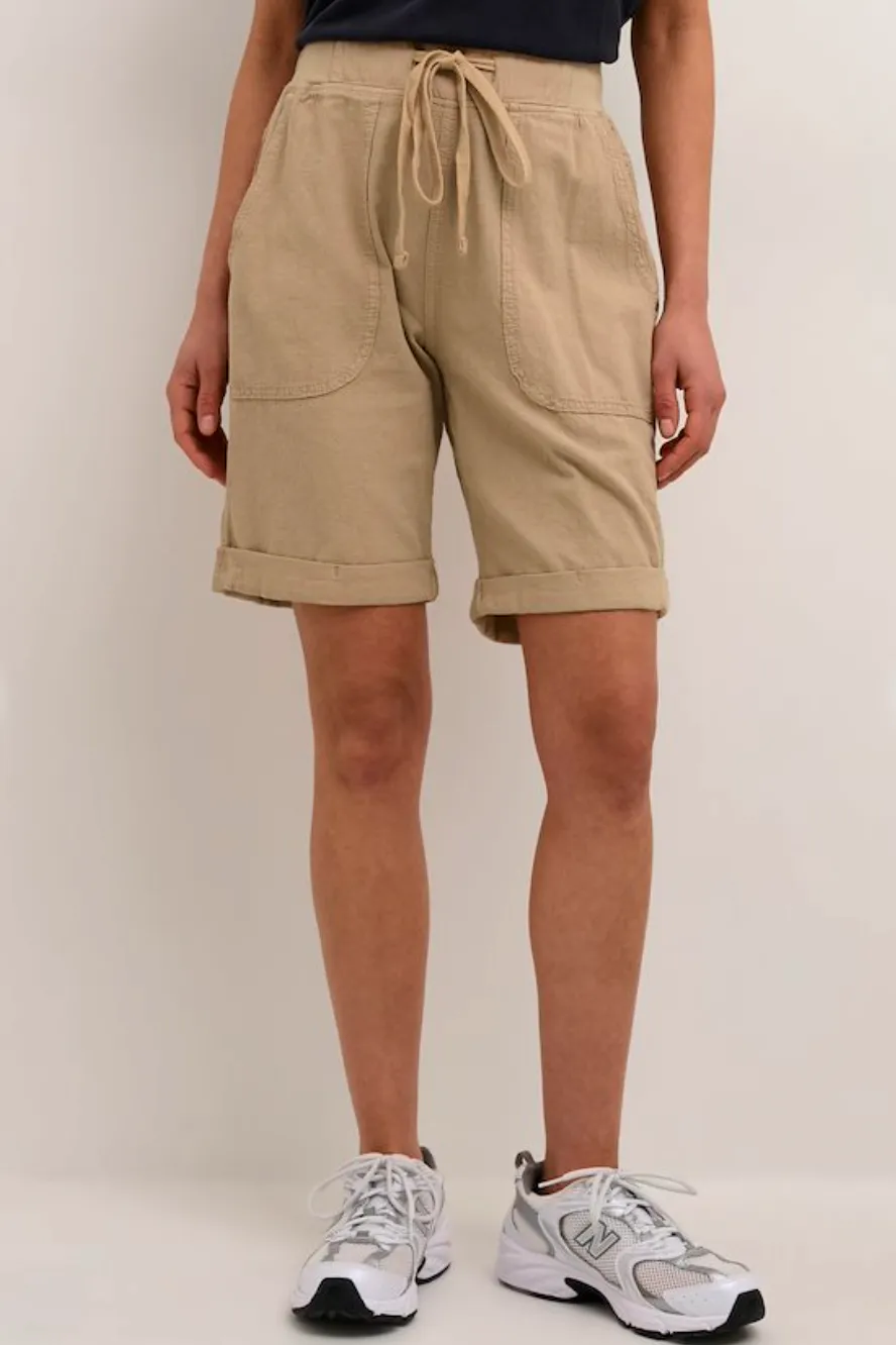 Kaffe Kanaya Casual Shorts - Classic Sand