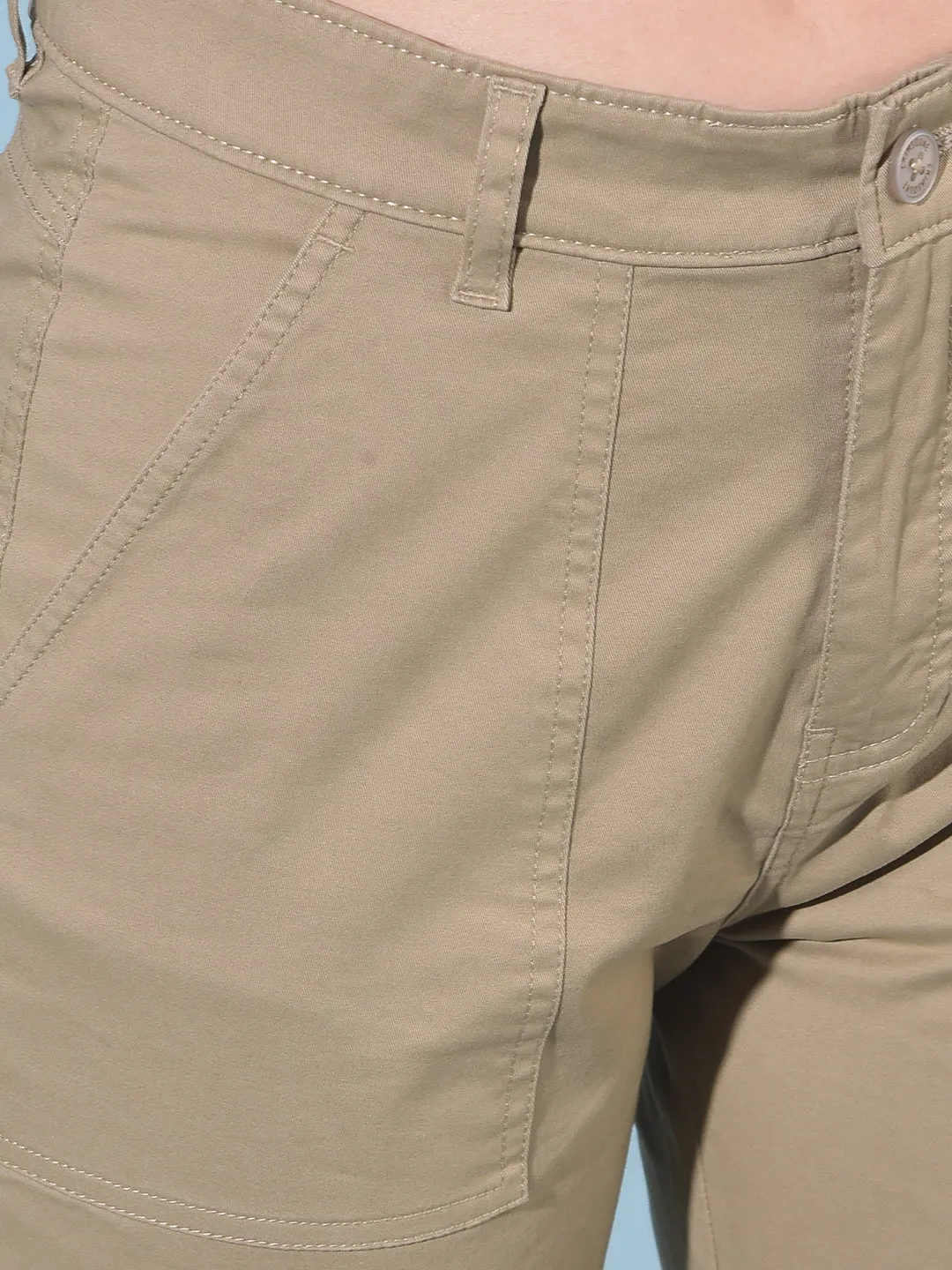 Khaki Cargo Trousers