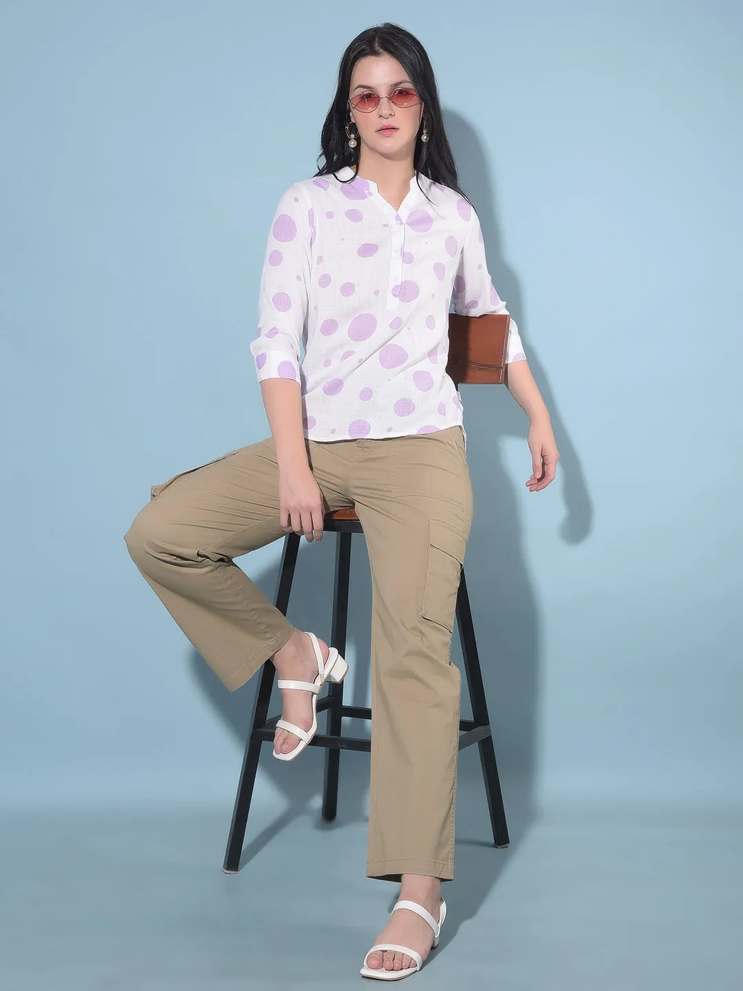 Khaki Cargo Trousers