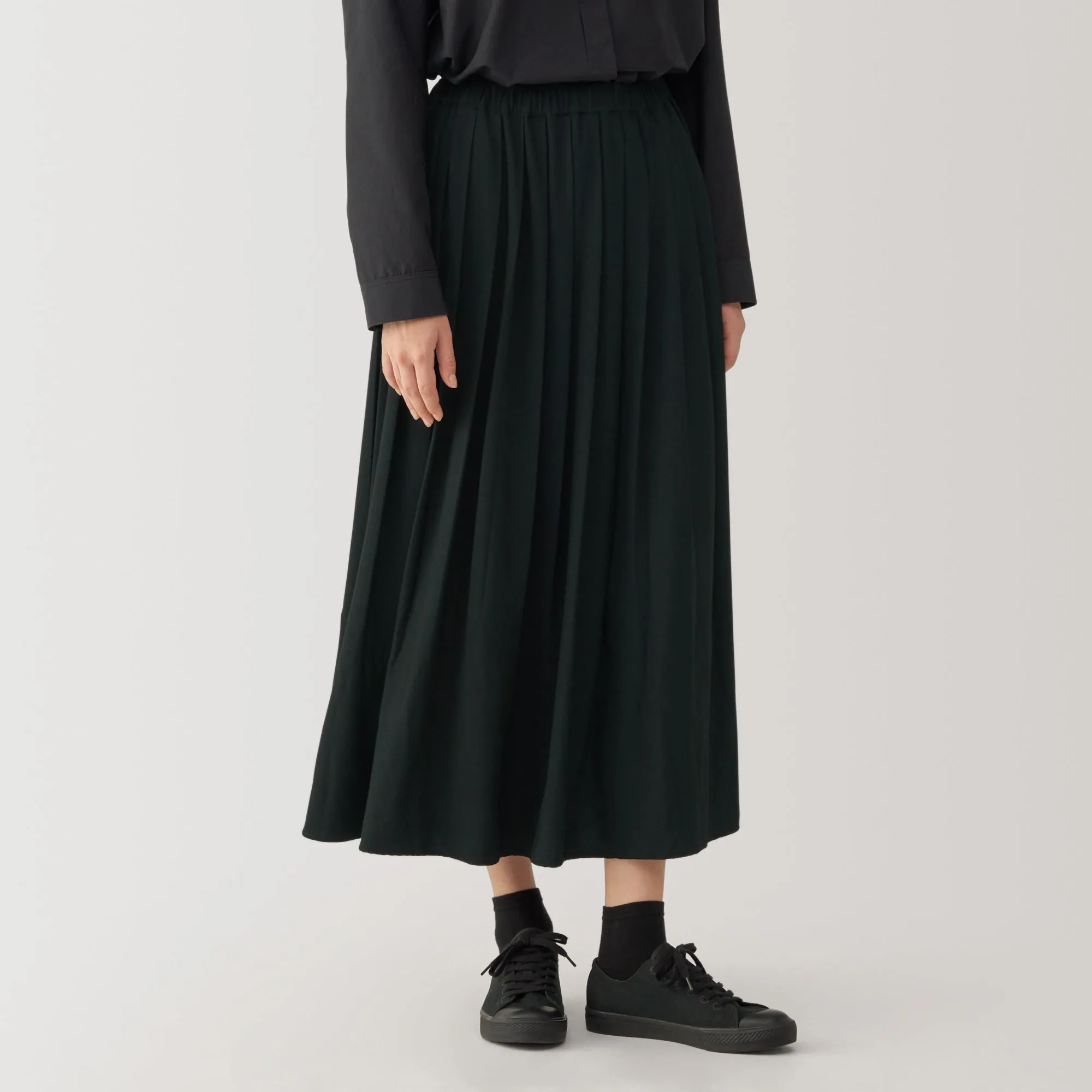 Labo Women's Jersey Pleated Skirt