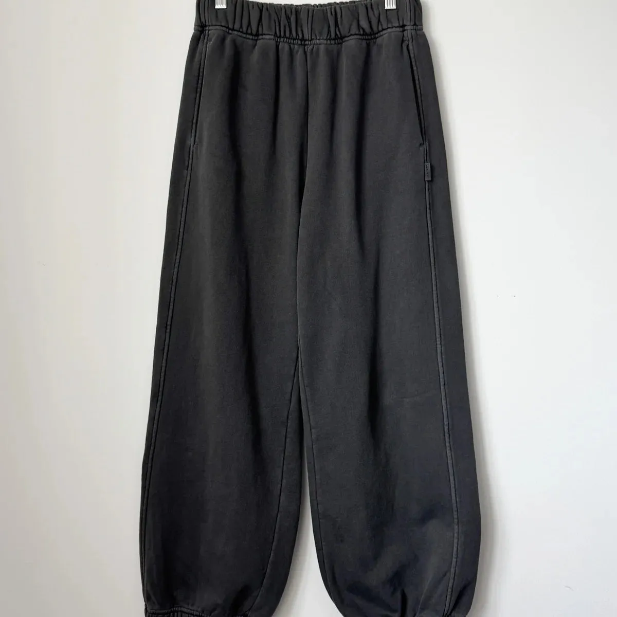Le Bon Shoppe French Terry Balloon Pants - Coal