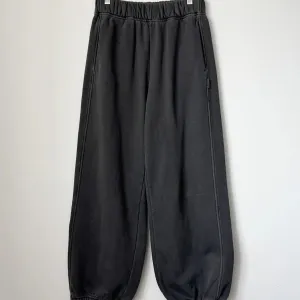 Le Bon Shoppe French Terry Balloon Pants - Coal