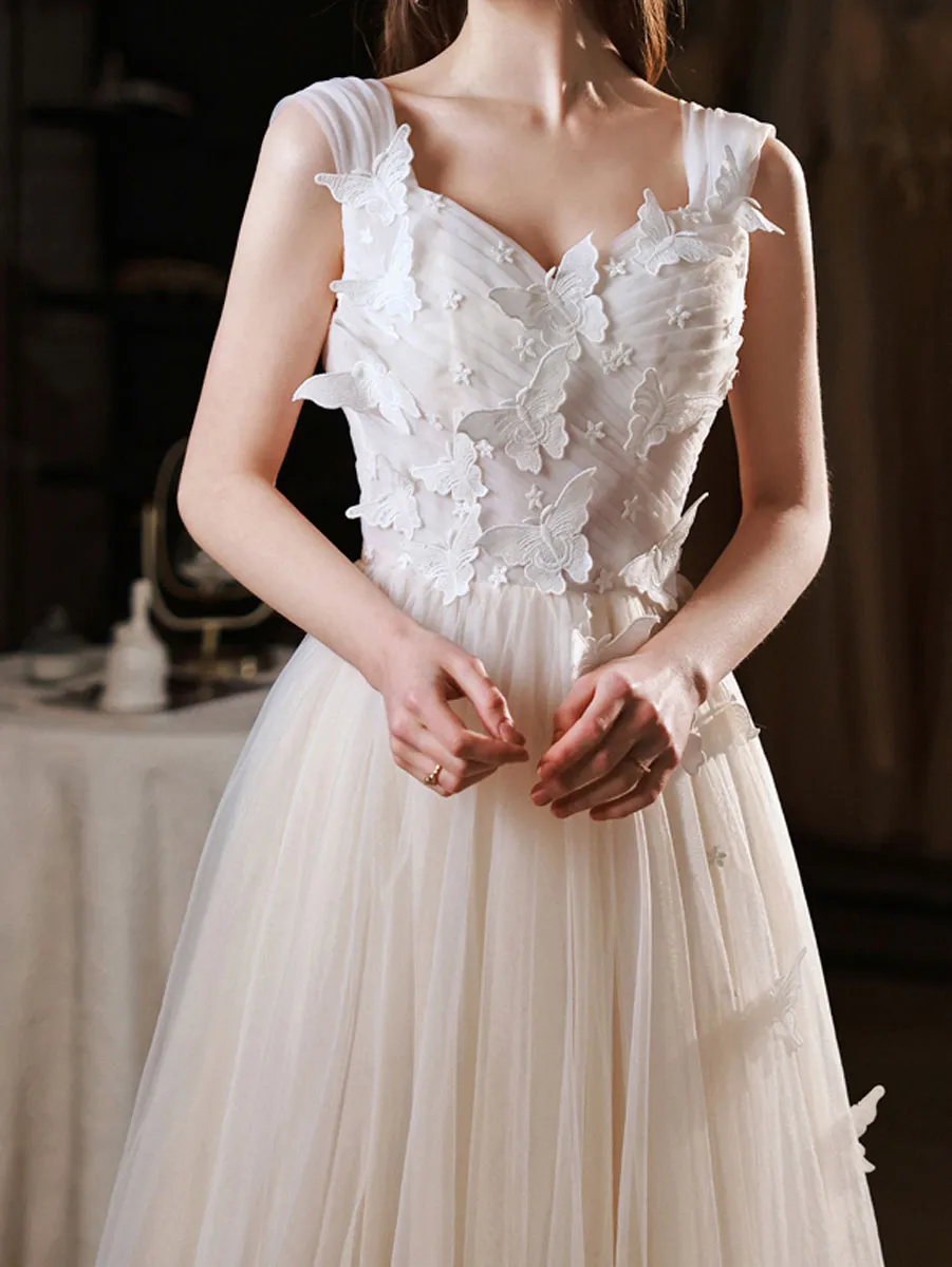 Light Champagne Short Prom Dress, Champagne Homecoming Dresses