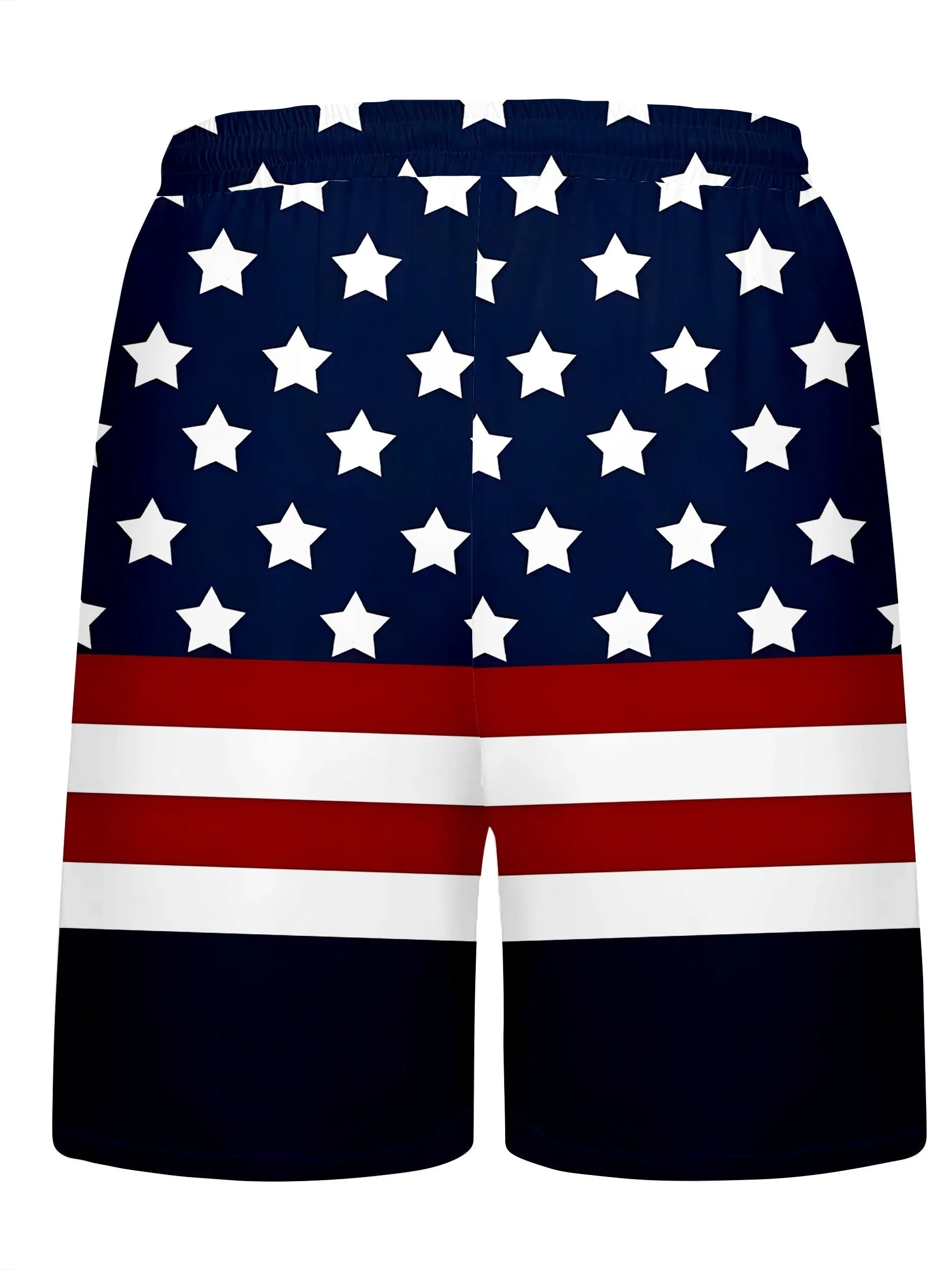 Mens QuickDry Alphabet Print Beach Shorts
