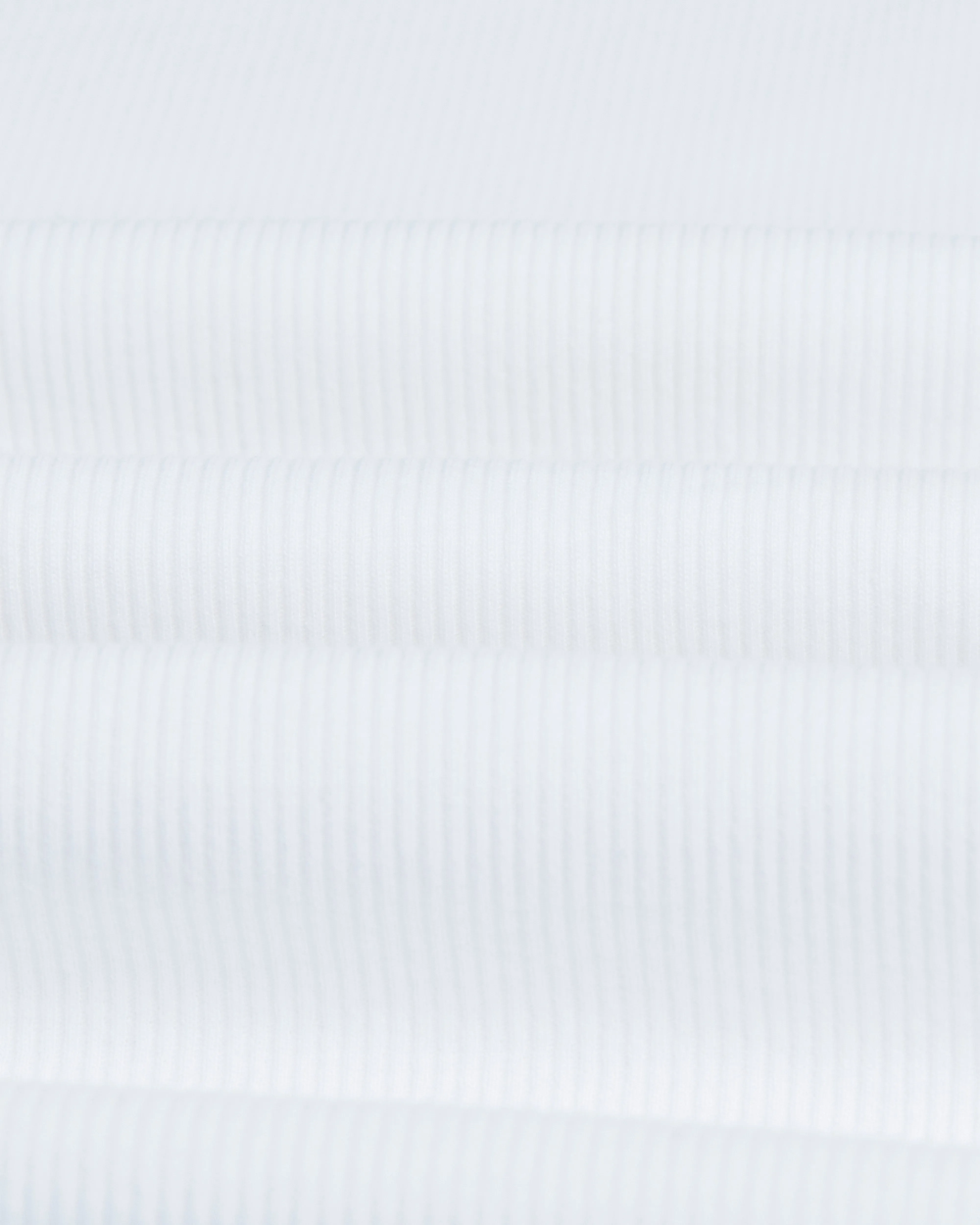 Montague - White Ribbed Organic Cotton Vest