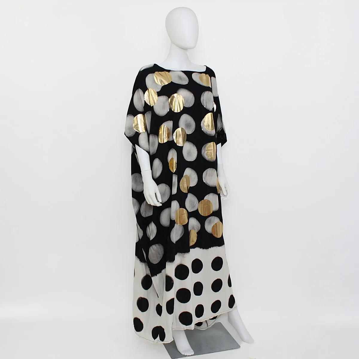 Multi Dimension Polka Dot Kaftan