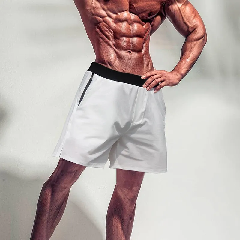 New Men Running Shorts Fitness Breathable Training Pants Quick Dry Fit Men&#39;s Fashionable Sports Shorts Handsome Summer Bottoms