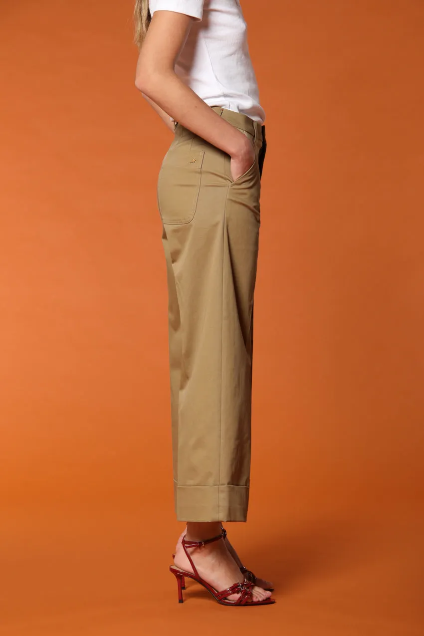  New York Studio Cropped women's chino pants in cotton twill Relaxed fit