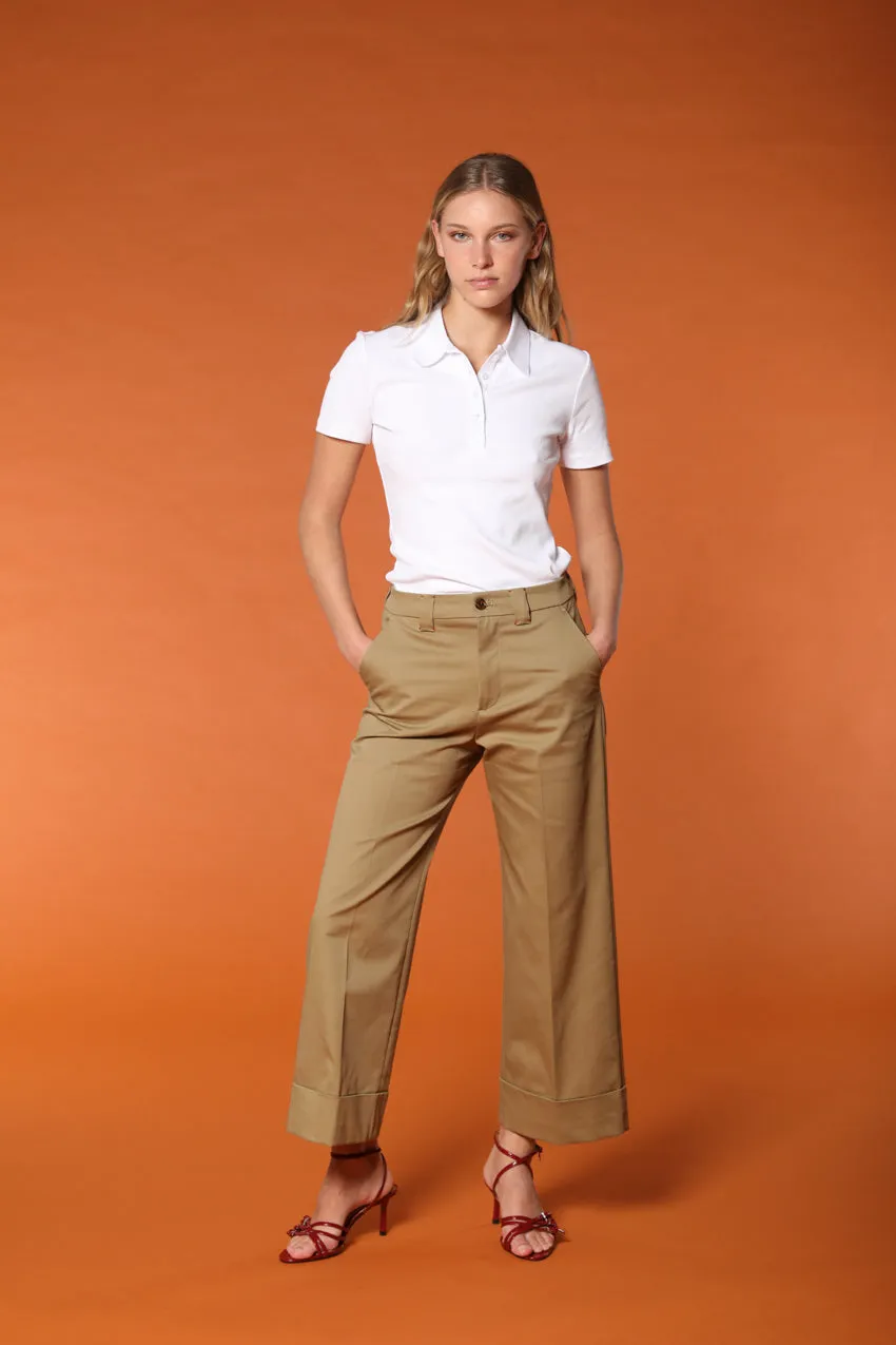  New York Studio Cropped women's chino pants in cotton twill Relaxed fit