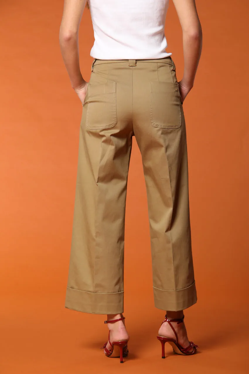  New York Studio Cropped women's chino pants in cotton twill Relaxed fit