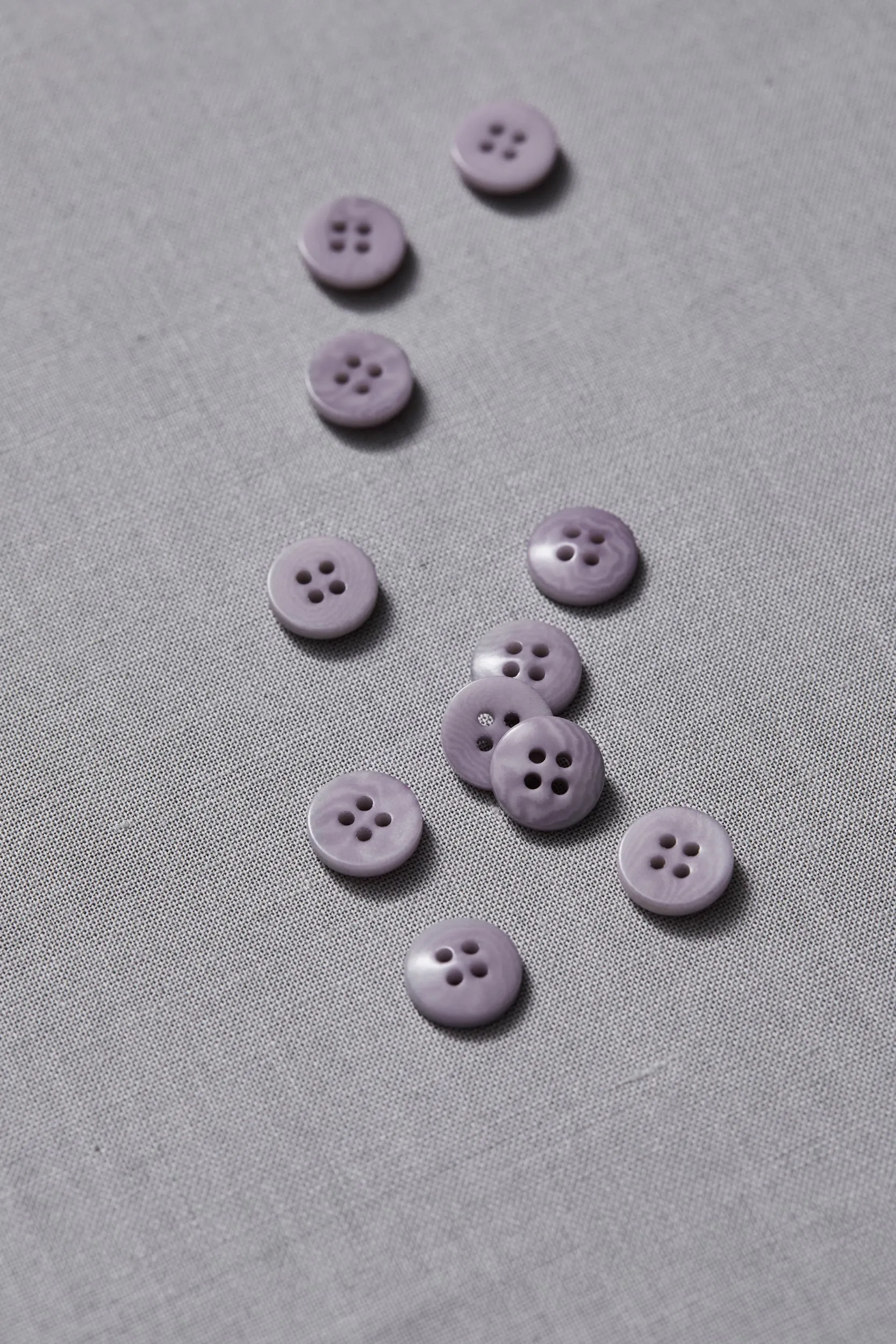 PLAIN 4 HOLE COROZO BUTTON |  Purple Haze 11mm