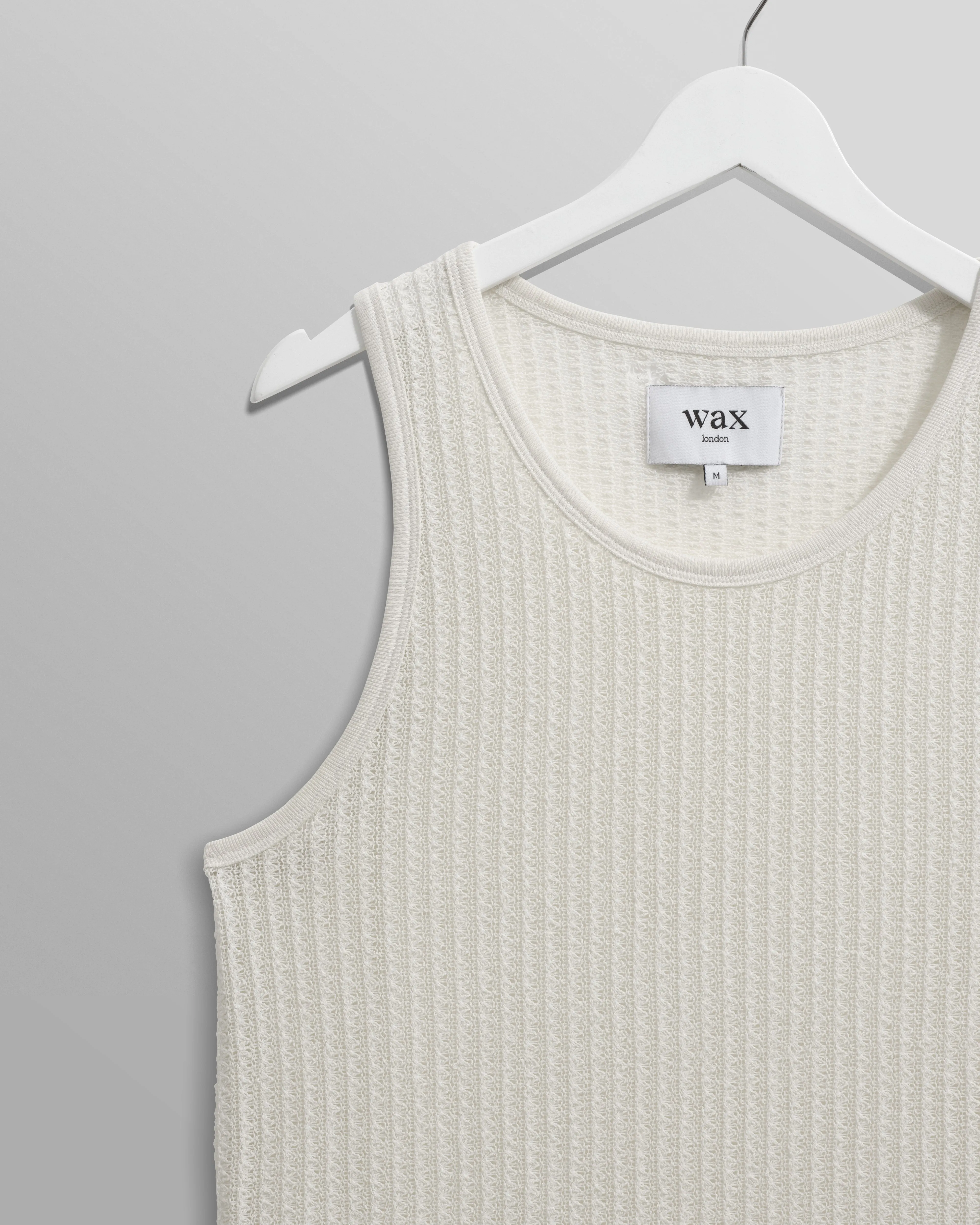 Prim - Ecru Open Knit Vest