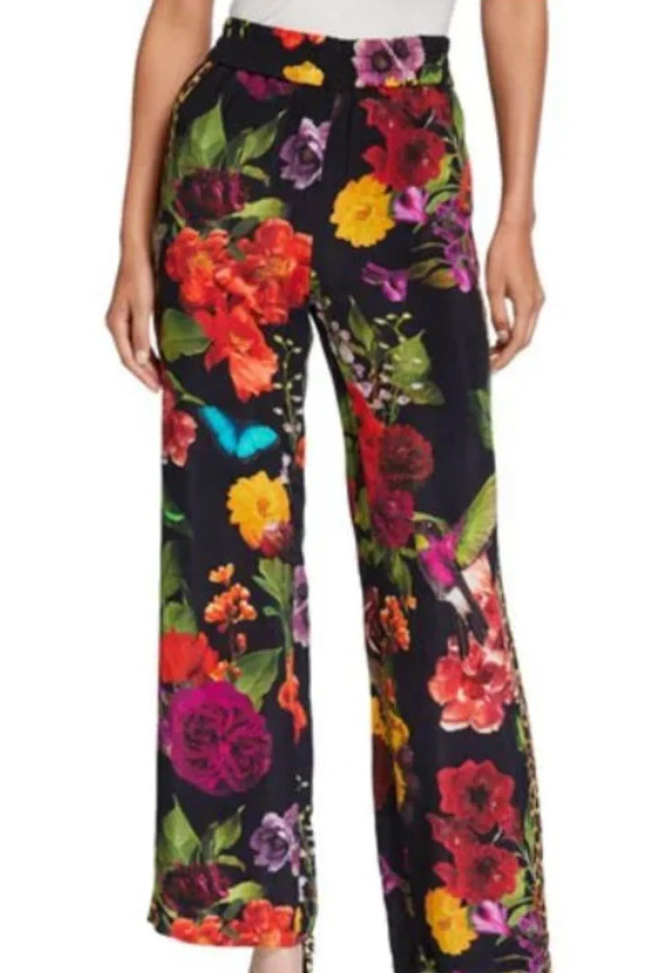 "Benny Botanical" Wide Leg Pants