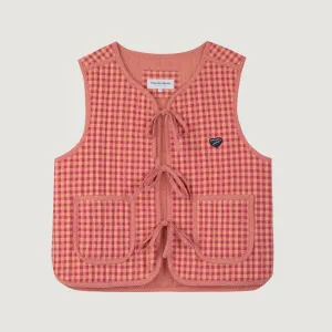 "Patch Coeur" Valhubert Jacket (Seersucker Pink)