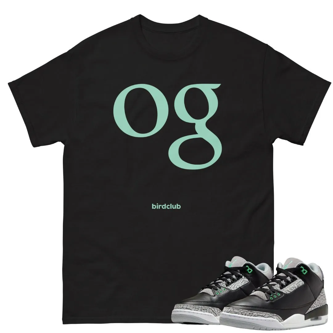 Retro 3 Green Glow "OG" Shirt