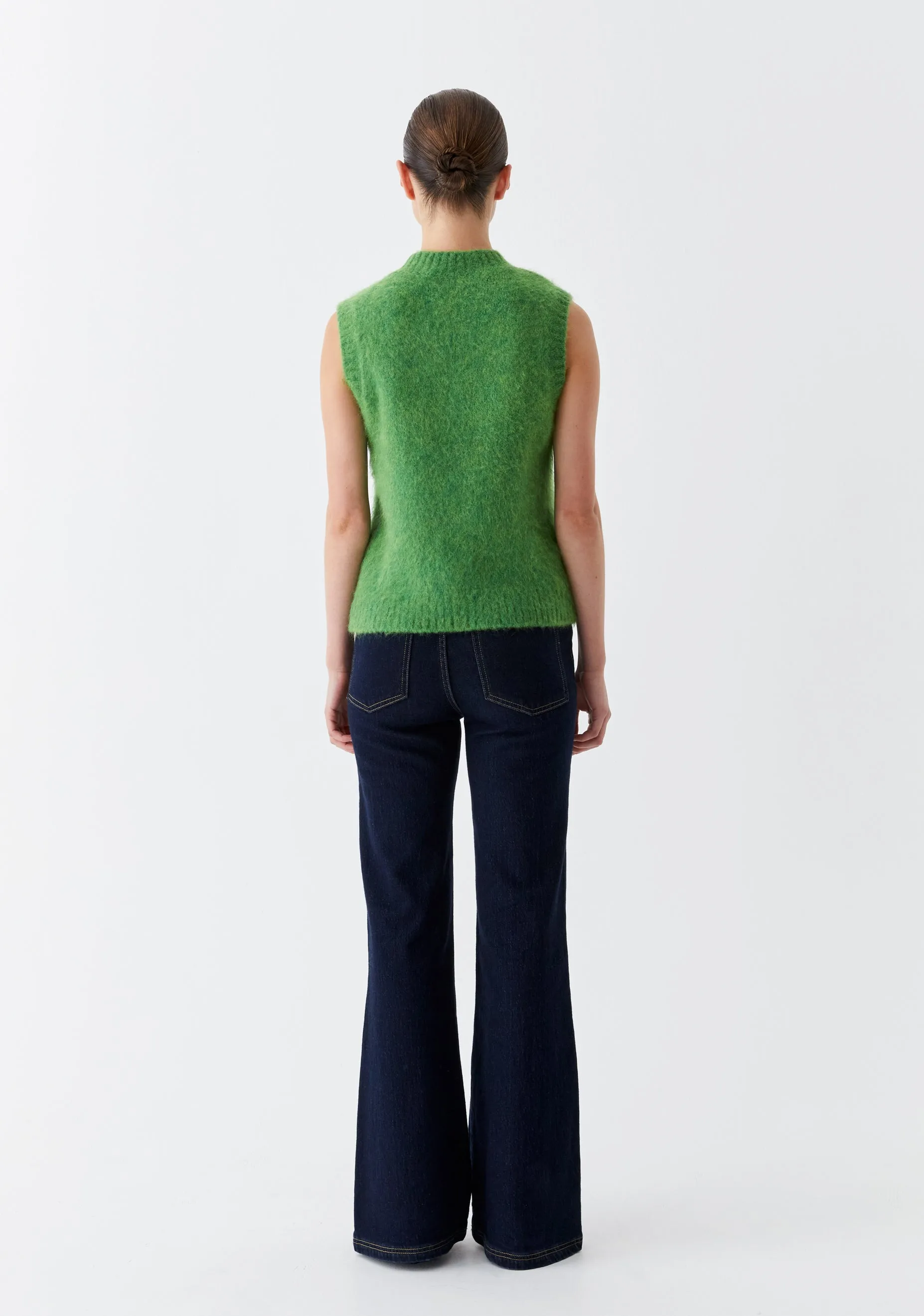 Riley Knit Vest_Wasabi