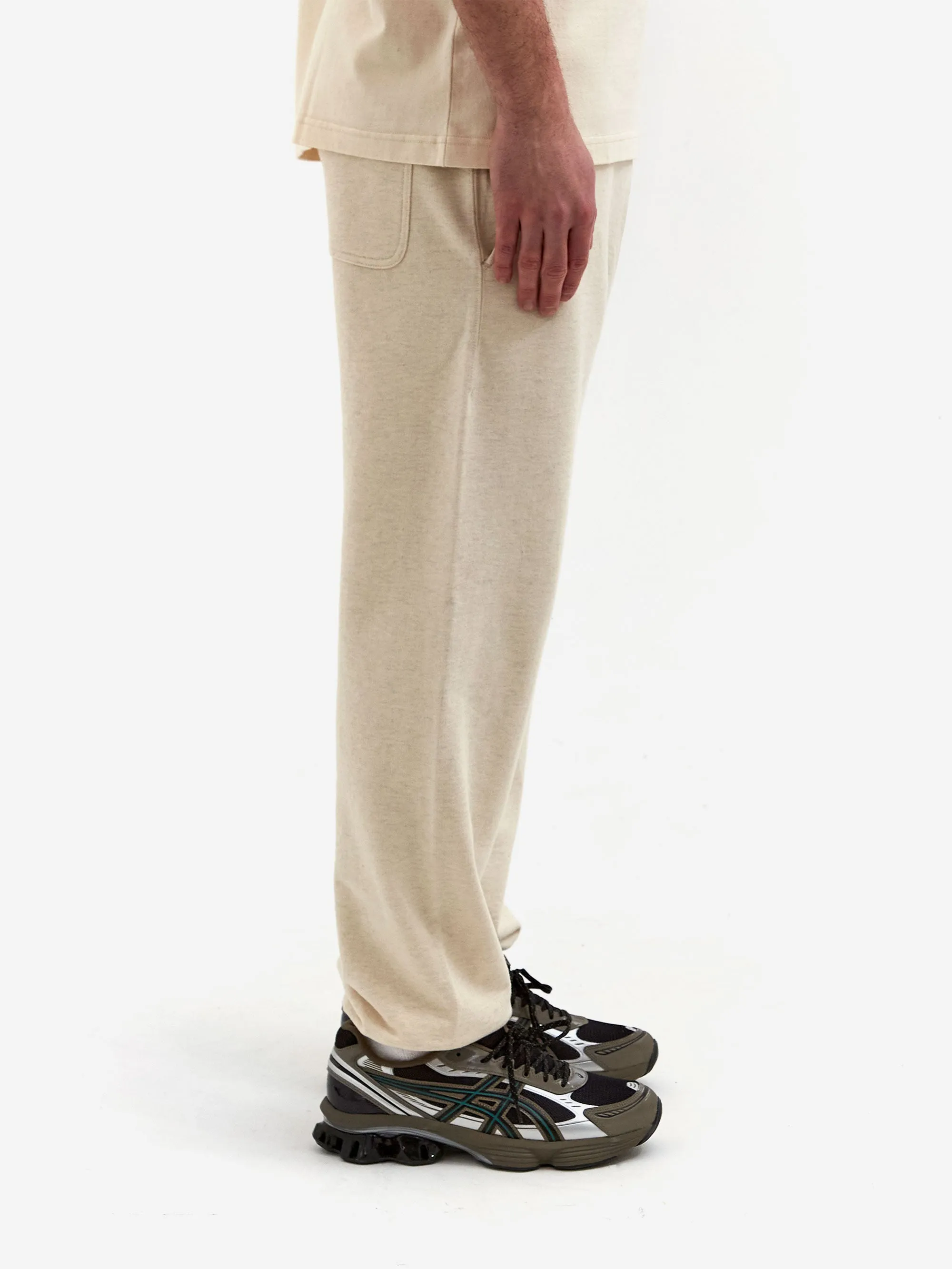 Snow Peak Recycled Cotton Sweat Pants - Oatmeal