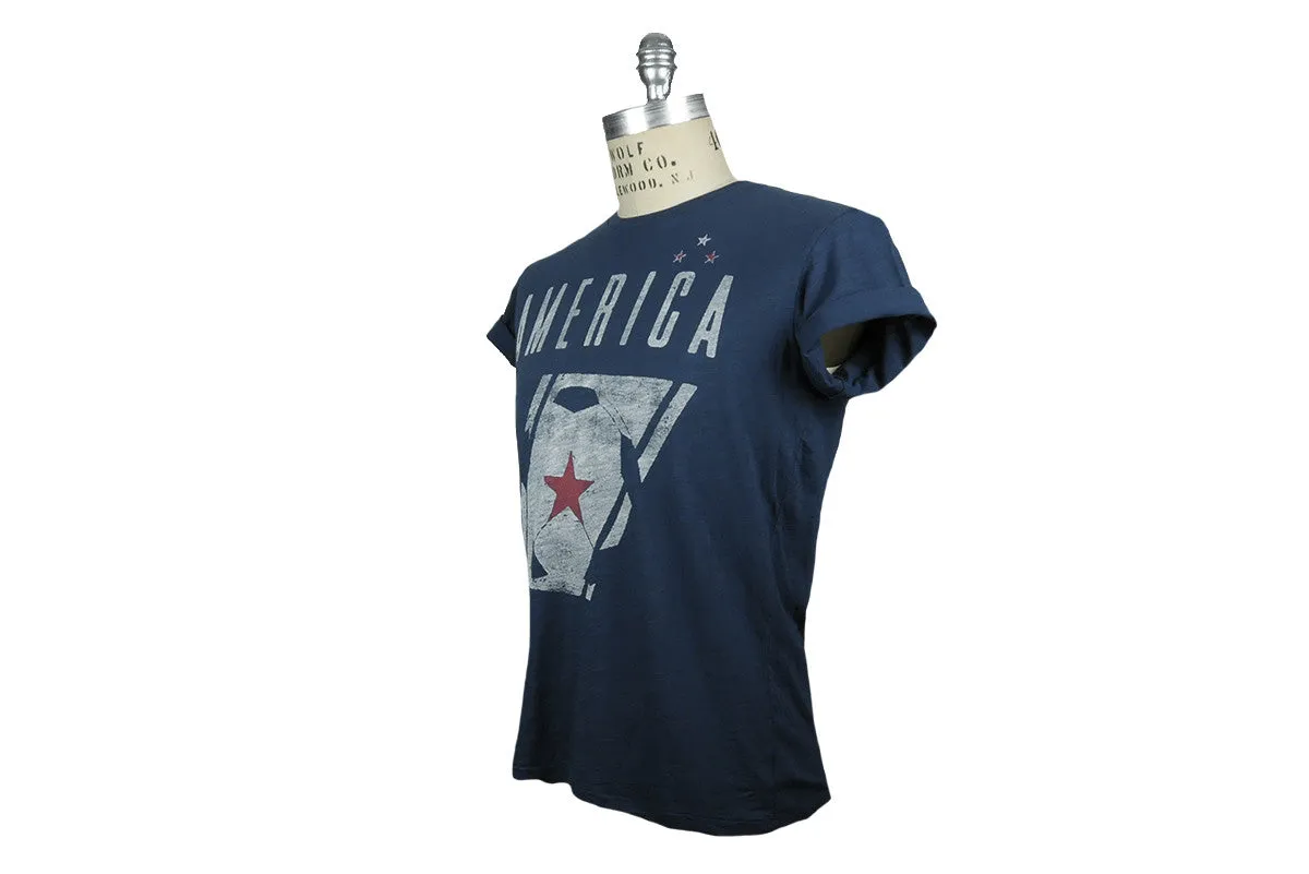 SOL ANGELES-USA World Cup Tee (Navy Melange)